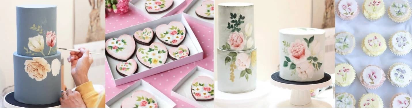 طرح فانتزی نقاشی روی فوندانت